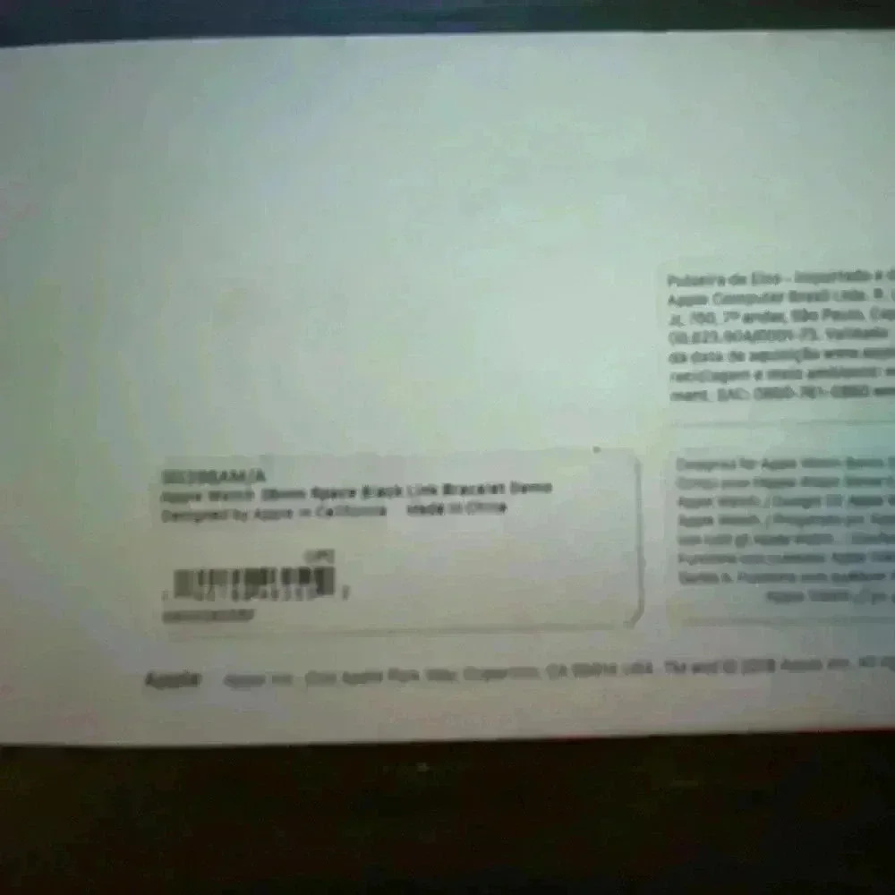 Space black link bracelet Apple 38mm demo box - Picture 4 of 7